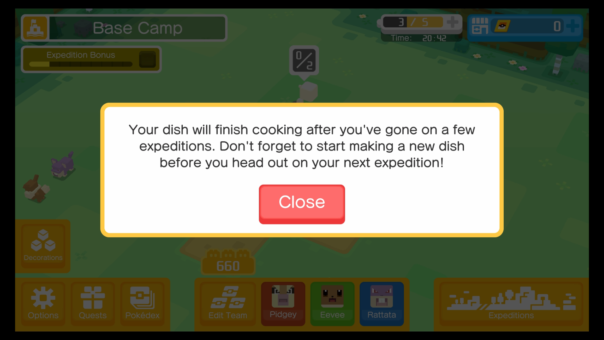 Pokémon Quest recipes list and ingredients explained